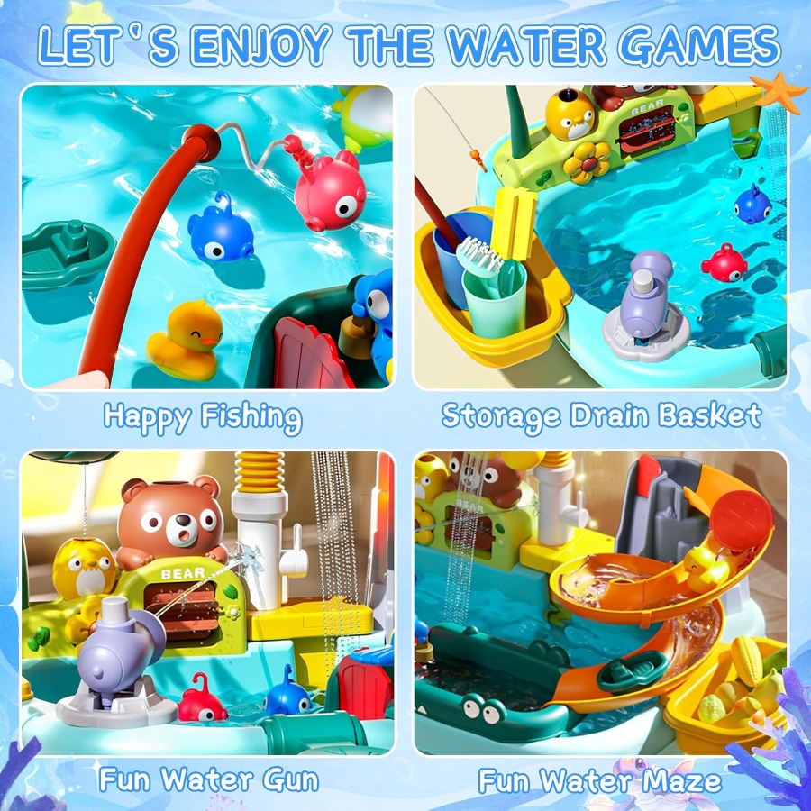 Water Table for Kids Ages 3+ w – Kids Outdoor Sensory Table recenzja i cena