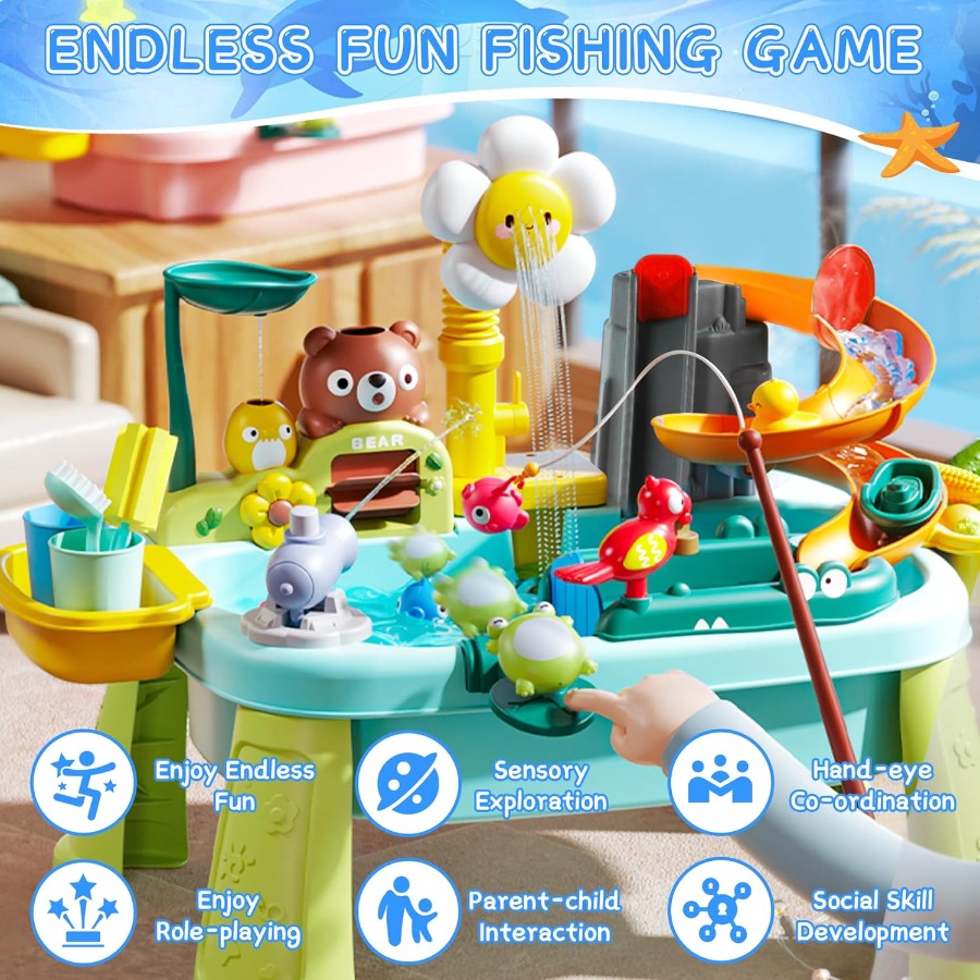 Water Table for Kids Ages 3+ w – Kids Outdoor Sensory Table recenzja i cena