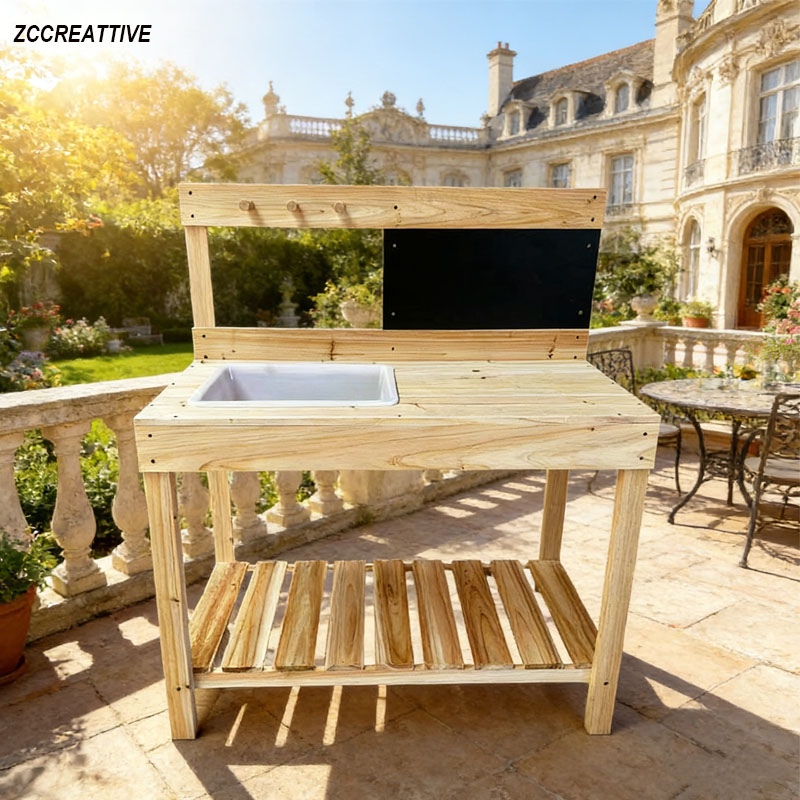 ZCCREATTIVE Children Wooden Po – Kids Outdoor Seating recenzja i cena