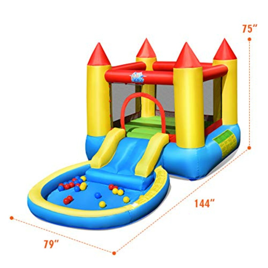 Outdoor backyard inflatable bo – Kids Outdoor House With Slide recenzja i cena