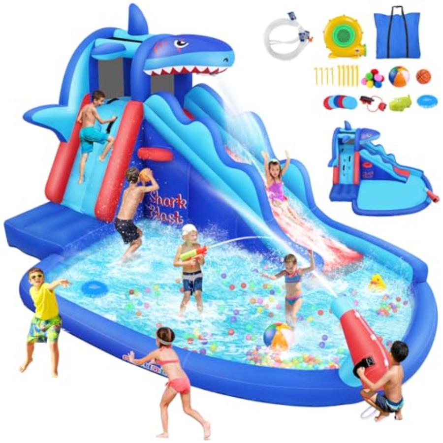 Outdoor/Indoor inflatable wate – Kids Outdoor House With Slide recenzja i cena