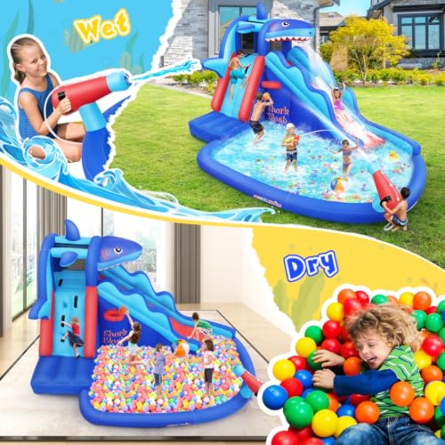 Outdoor/Indoor inflatable wate – Kids Outdoor House With Slide recenzja i cena
