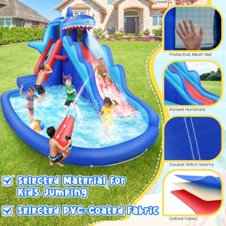 Outdoor/Indoor inflatable wate – Kids Outdoor House With Slide recenzja i cena