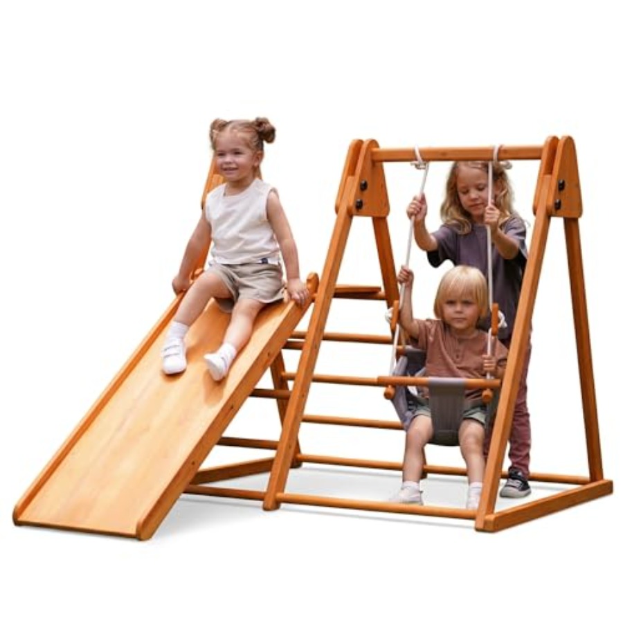 Outdoor jungle gym for kids 18 – Kids Outdoor Wooden Playset recenzja i cena