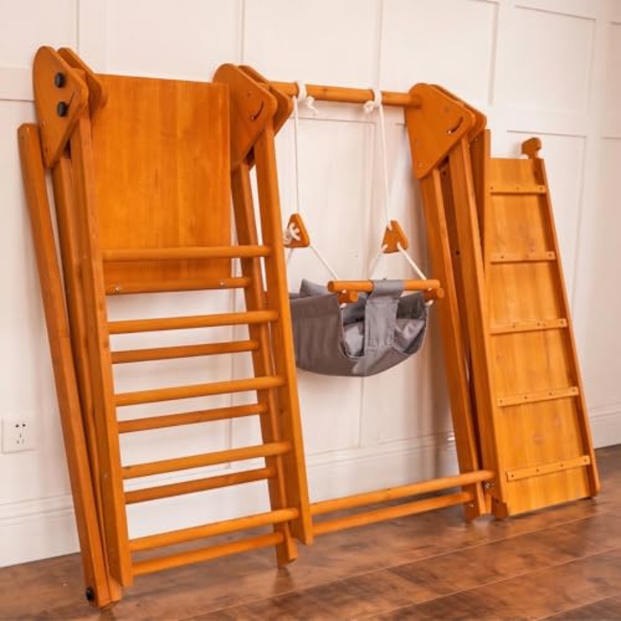 Outdoor jungle gym for kids 18 – Kids Outdoor Wooden Playset recenzja i cena