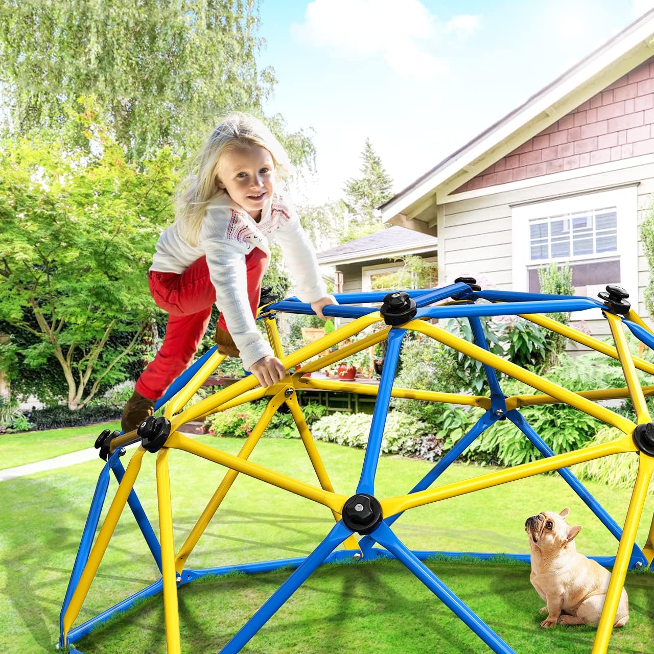 Climbing Dome, Upgraded 6FT Ge – Kids Outdoor Climbing Dome recenzja i cena