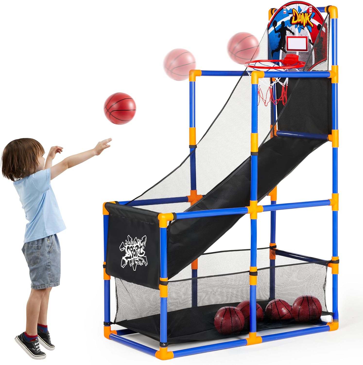 Arcade Basketball Game Set wit – Kids Outdoor Basketball recenzja i cena