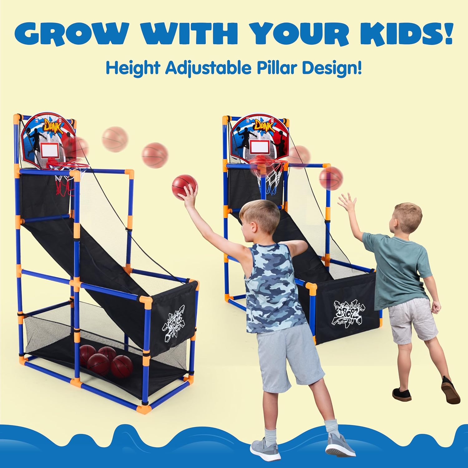 Arcade Basketball Game Set wit – Kids Outdoor Basketball recenzja i cena