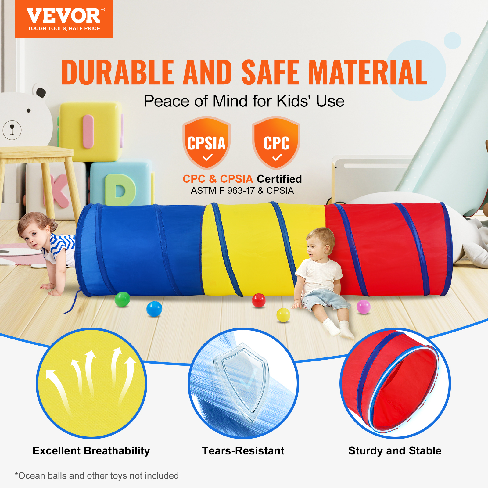 VEVOR Kids Play Tunnel Tent/ C – Kids Outdoor Wendy House recenzja i cena