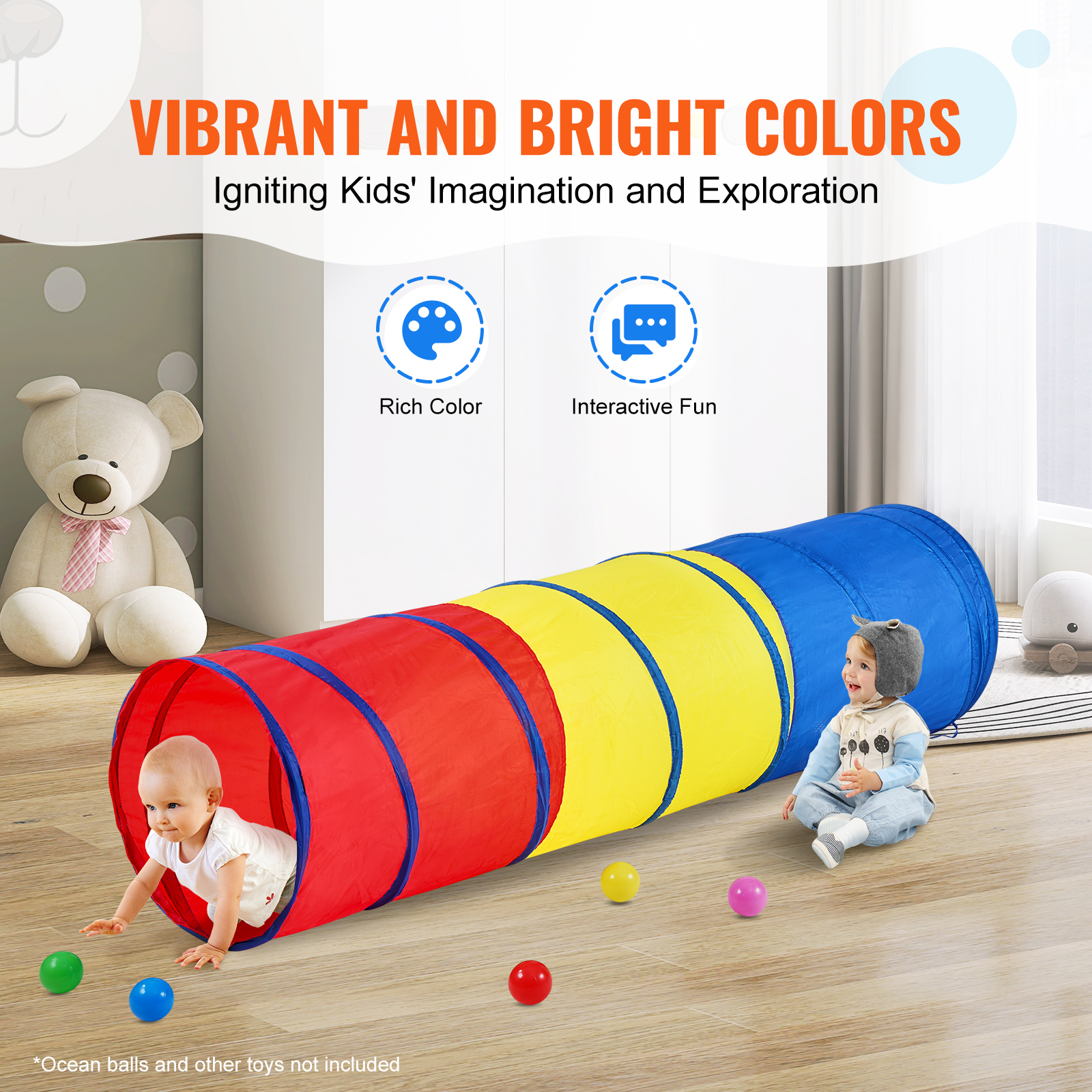 VEVOR Kids Play Tunnel Tent/ C – Kids Outdoor Wendy House recenzja i cena