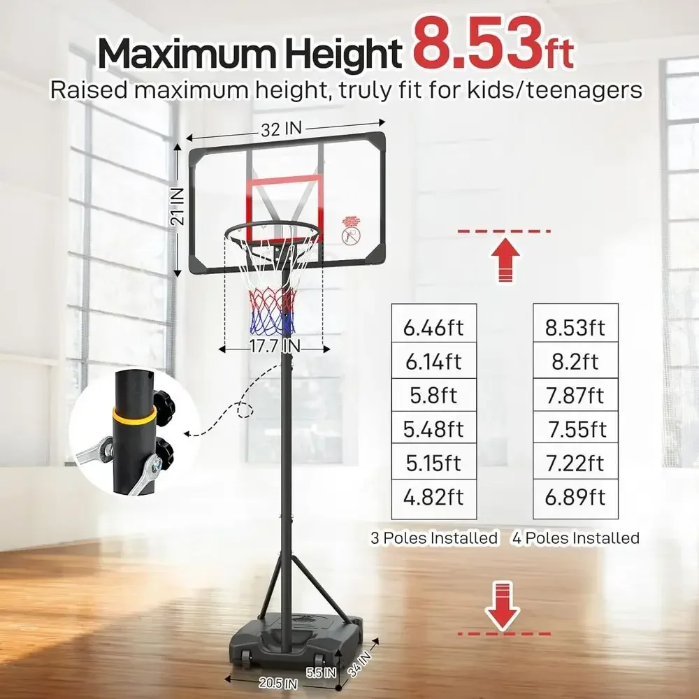 Adjustable Height Portable Bas – Play Kids Outdoor recenzja i cena