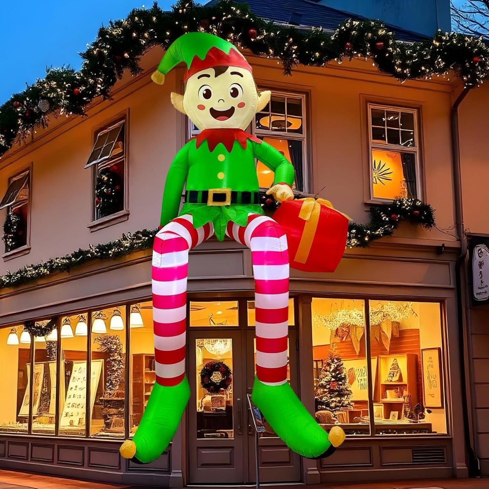 8FT Christmas Inflatables Sitt – Kids Outdoor Garden Toys recenzja i cena