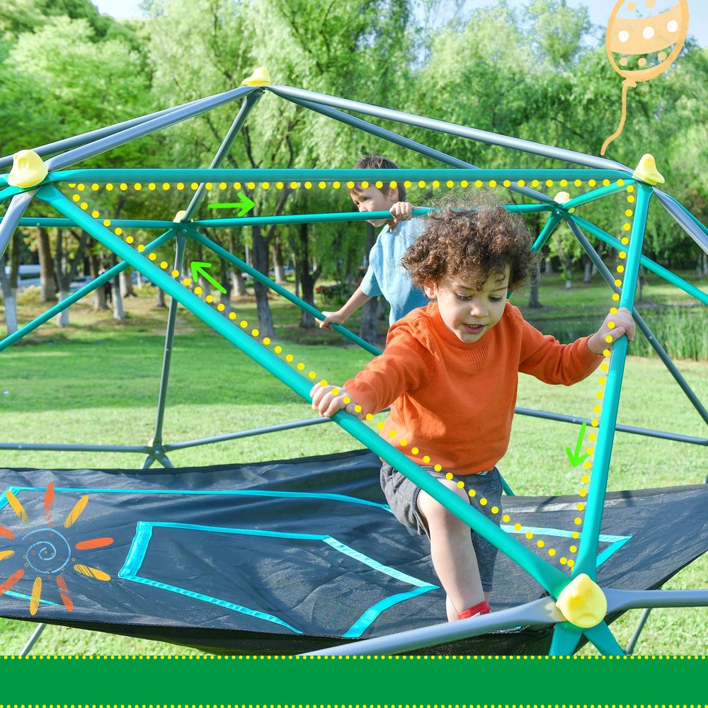 12FT Climbing Dome with Hammoc – Kids Outdoor Climbing Dome recenzja i cena