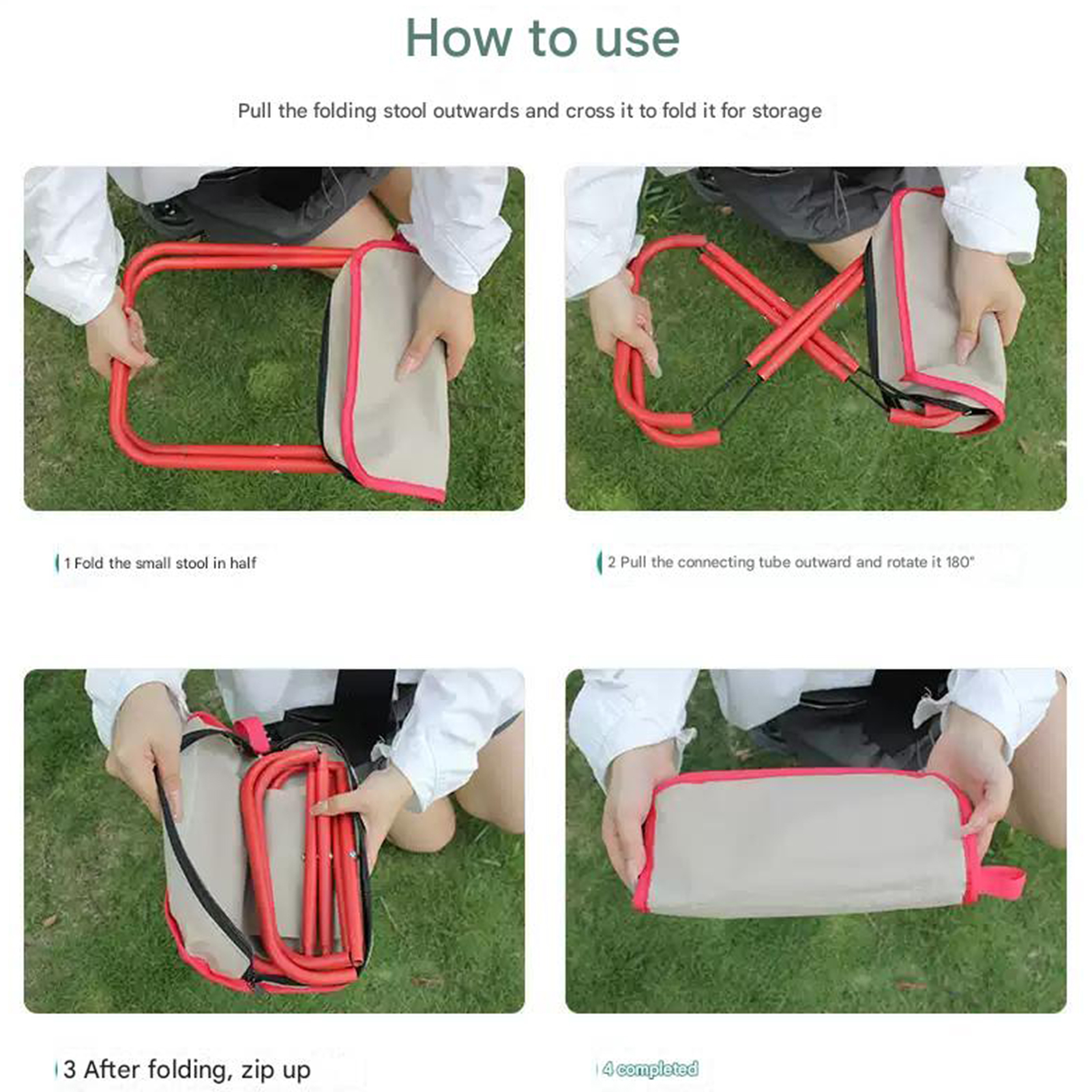 Folding Stool Mini Camping Cha – Kids Outdoor Seating recenzja i cena