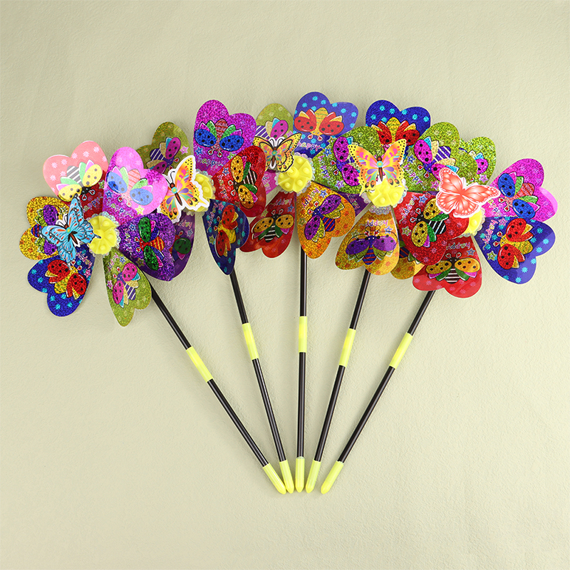 1Pc Colorful Sequin Windmill C – Kids Outdoor Garden Toys recenzja i cena