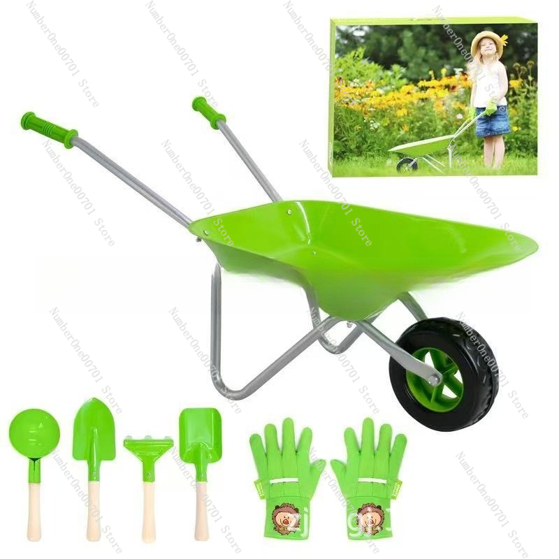 Kids Outdoor Wheelbarrow, Gree – Play Kids Outdoor recenzja i cena