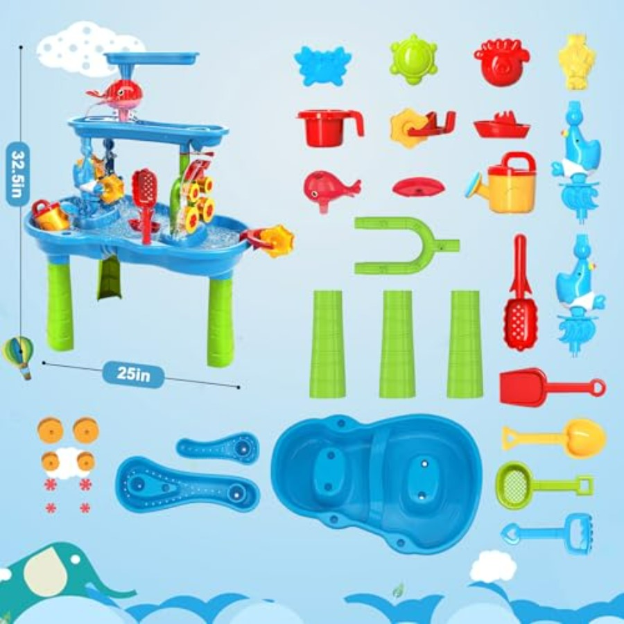 Water Table for Toddlers 3-5 3 – Kids Outdoor Water Toys recenzja i cena