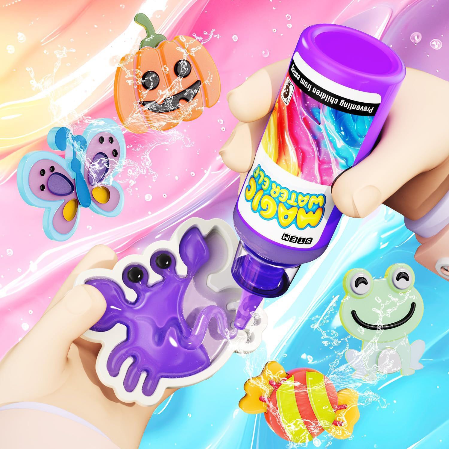 Magic Gel Water Beads Toy: 12- – Kids Outdoor Water Toys recenzja i cena
