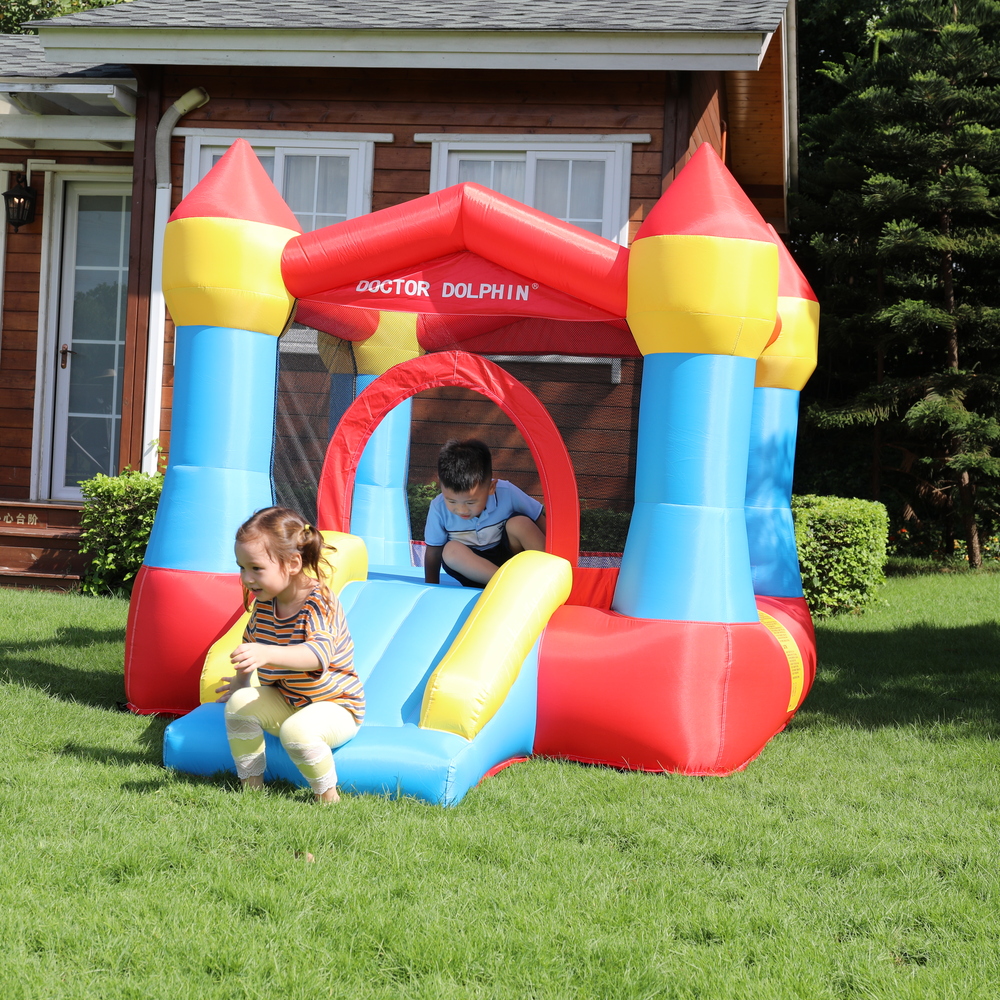 Custom Outdoor Inflatable Boun – Kids Outdoor House With Slide recenzja i cena