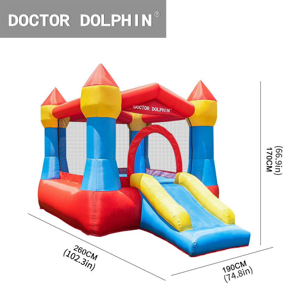 Custom Outdoor Inflatable Boun – Kids Outdoor House With Slide recenzja i cena