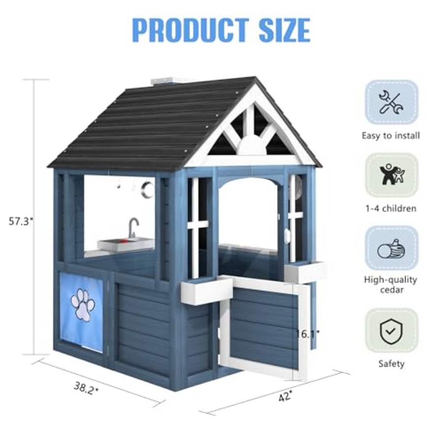 Outdoor playhouse for kids ced – Kids Outdoor Nature Play recenzja i cena