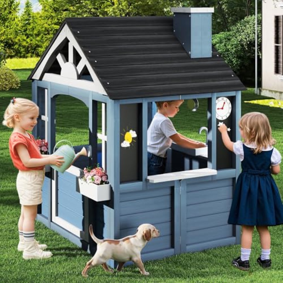 Outdoor playhouse for kids ced – Kids Outdoor Nature Play recenzja i cena