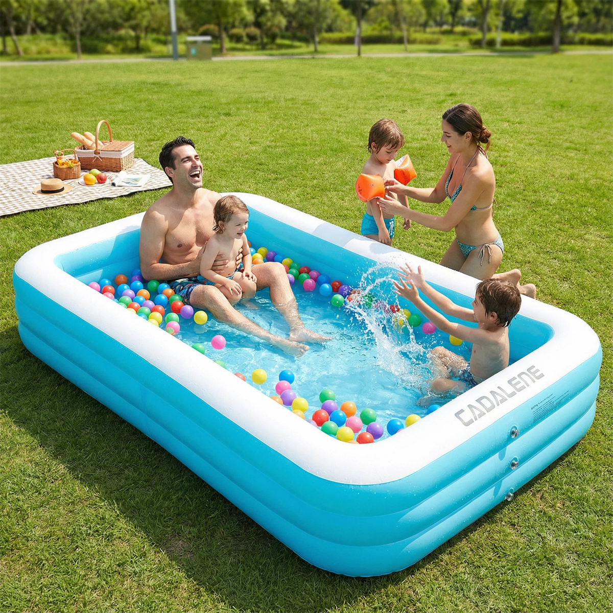Inflatable swimming Pool for K – Kids Outdoor Pool recenzja i cena