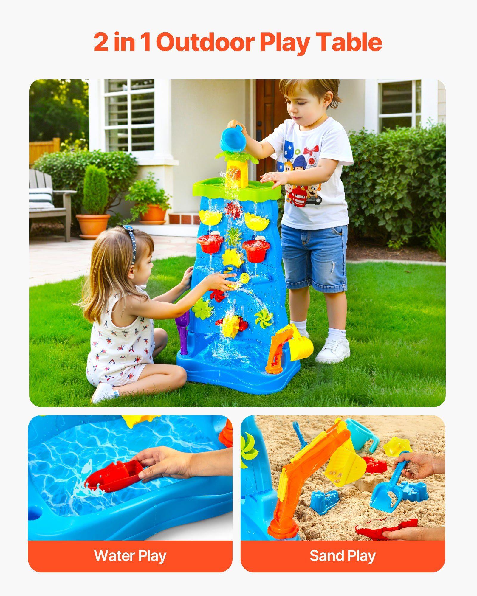Double-Sided 44lb 8000ml Kids  – Kids Outdoor Sensory Table recenzja i cena