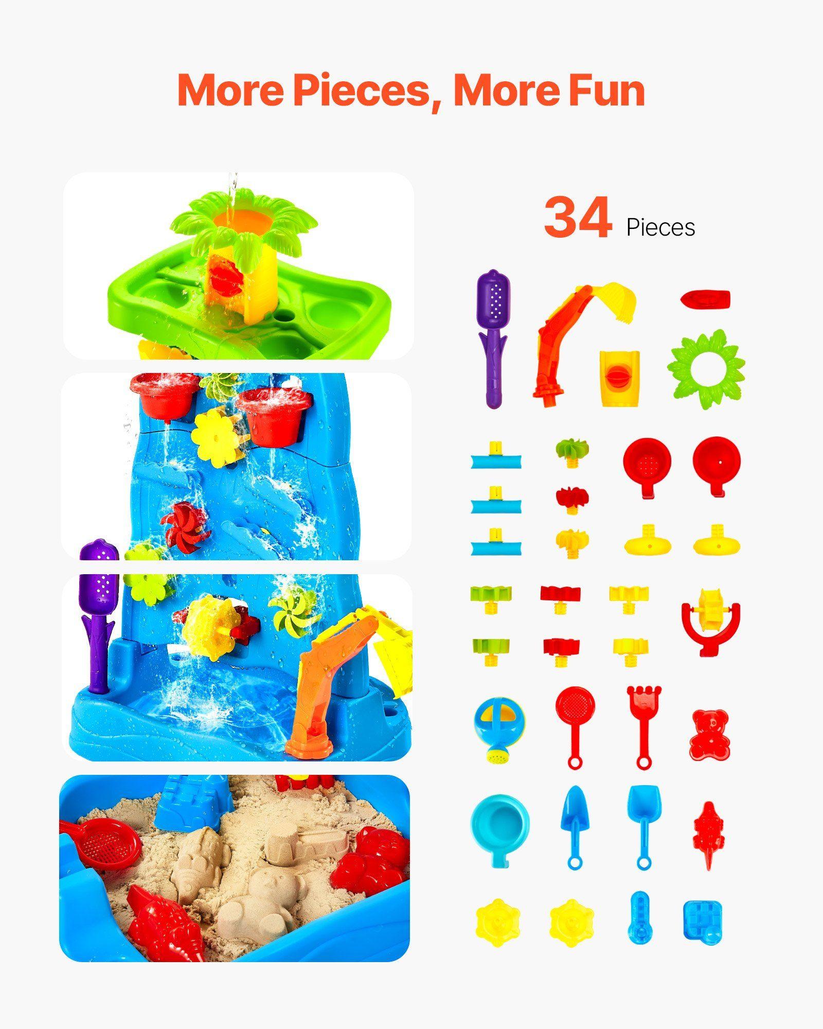 Double-Sided 44lb 8000ml Kids  – Kids Outdoor Sensory Table recenzja i cena