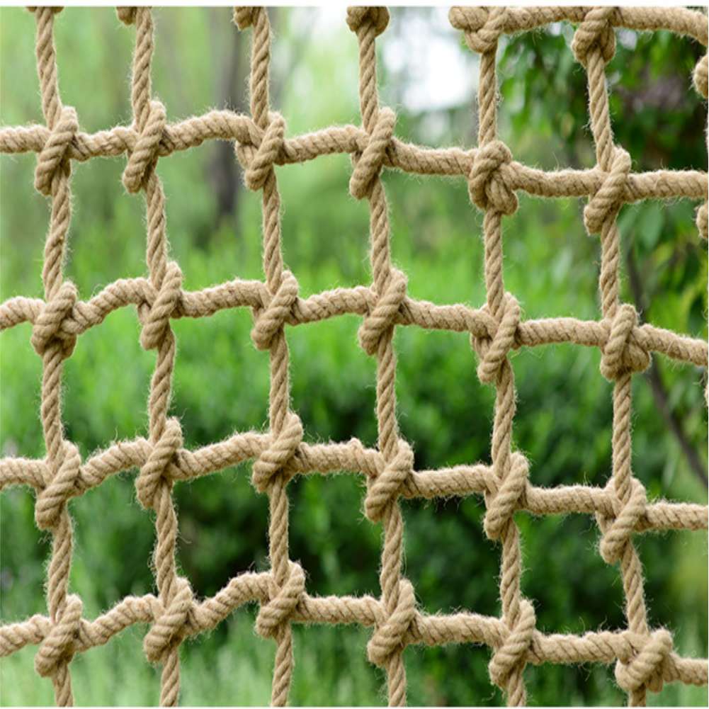 Heavy Jute Hemp Rope Net Garde – Kids Outdoor Wendy House recenzja i cena