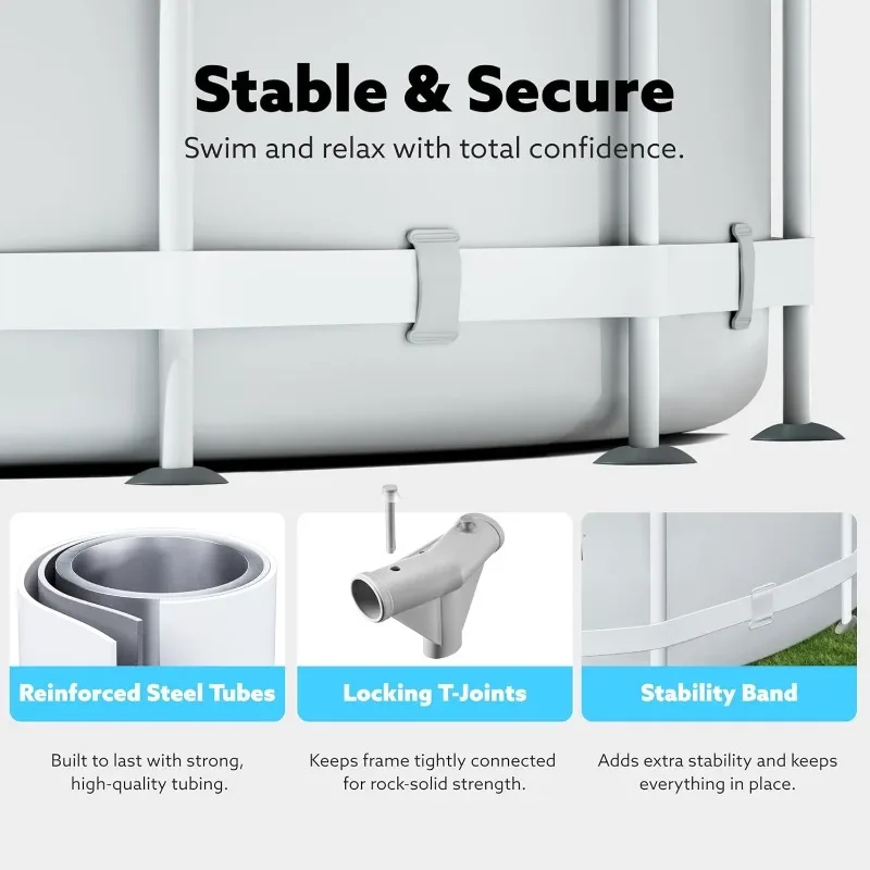 SLOOSH Round Above Ground Pool – Kids Outdoor Pool recenzja i cena