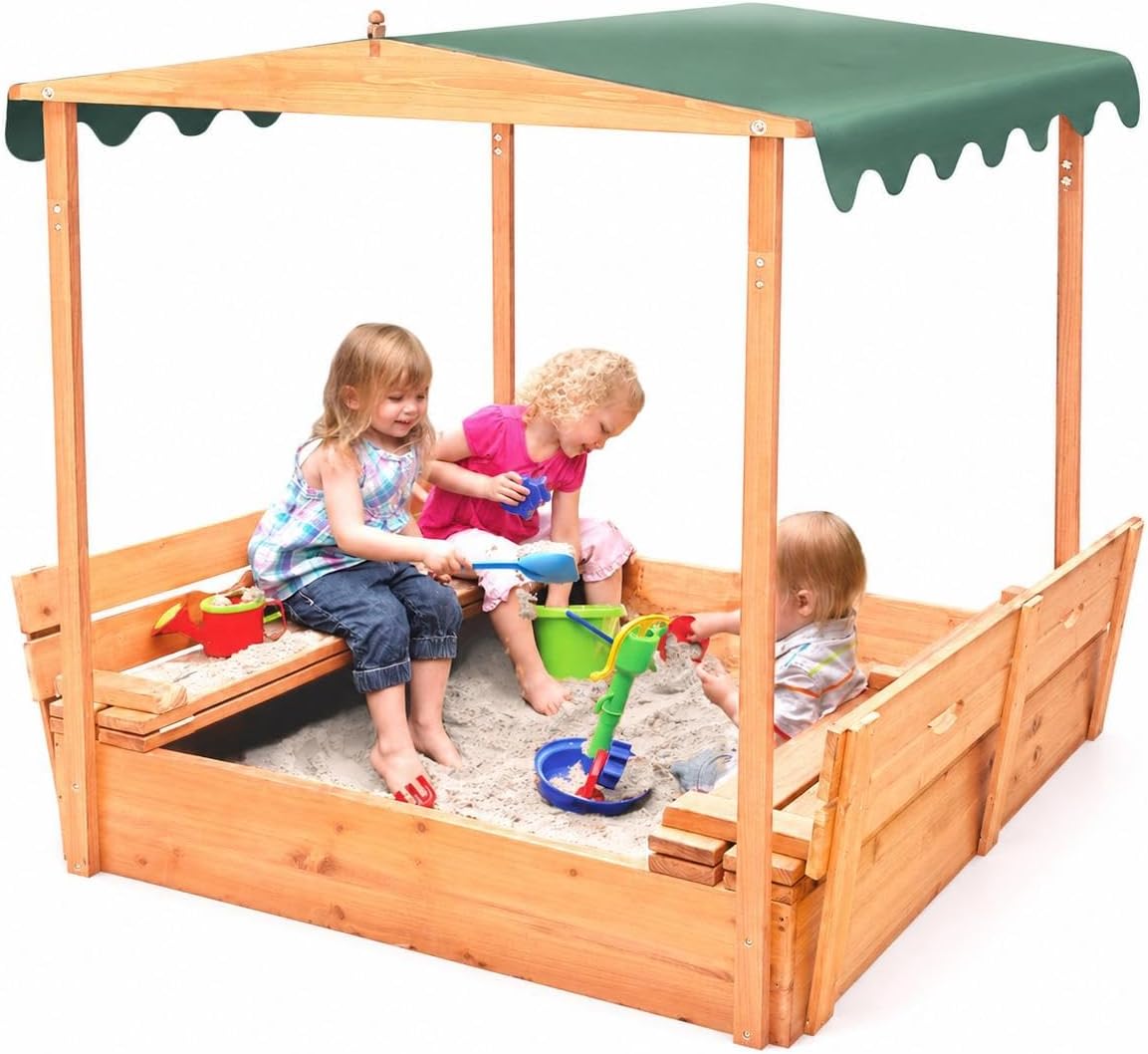 Badger Basket Sandbox for Kids – Kids Outdoor Seating recenzja i cena
