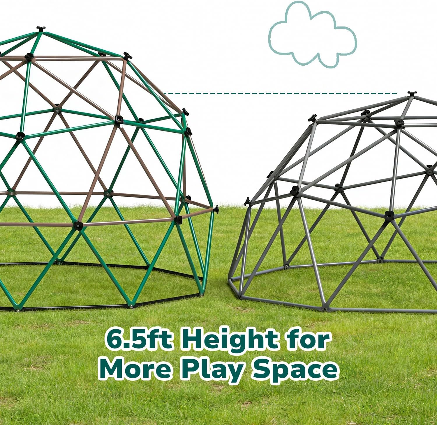 6.5 FT Tall Climbing Dome with – Kids Outdoor Climbing Dome recenzja i cena