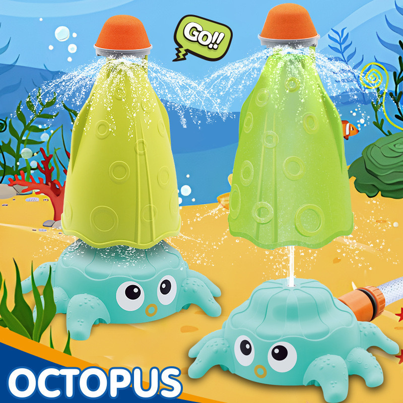Octopus Rocket Launcher Toys S – Kids Outdoor Garden Toys recenzja i cena