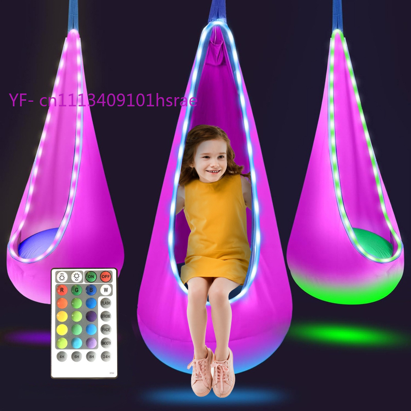 Glowing LED Inflatable Hammock – Kids Outdoor Hammock recenzja i cena