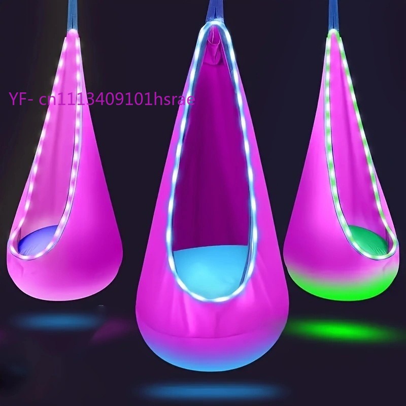 Glowing LED Inflatable Hammock – Kids Outdoor Hammock recenzja i cena