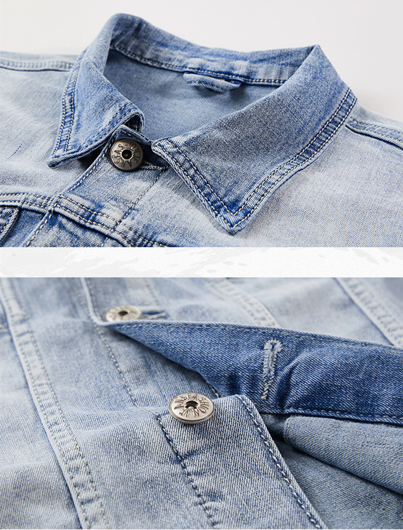 Spring Autumn Denim Suit Men's – Mini Trampoline Spring recenzja i cena