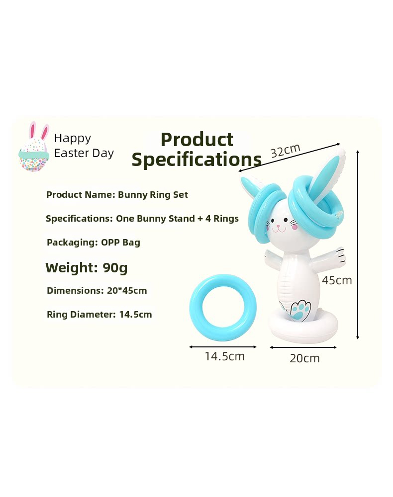 Easter Inflatable Bunny Ring T – Play Kids Outdoor recenzja i cena