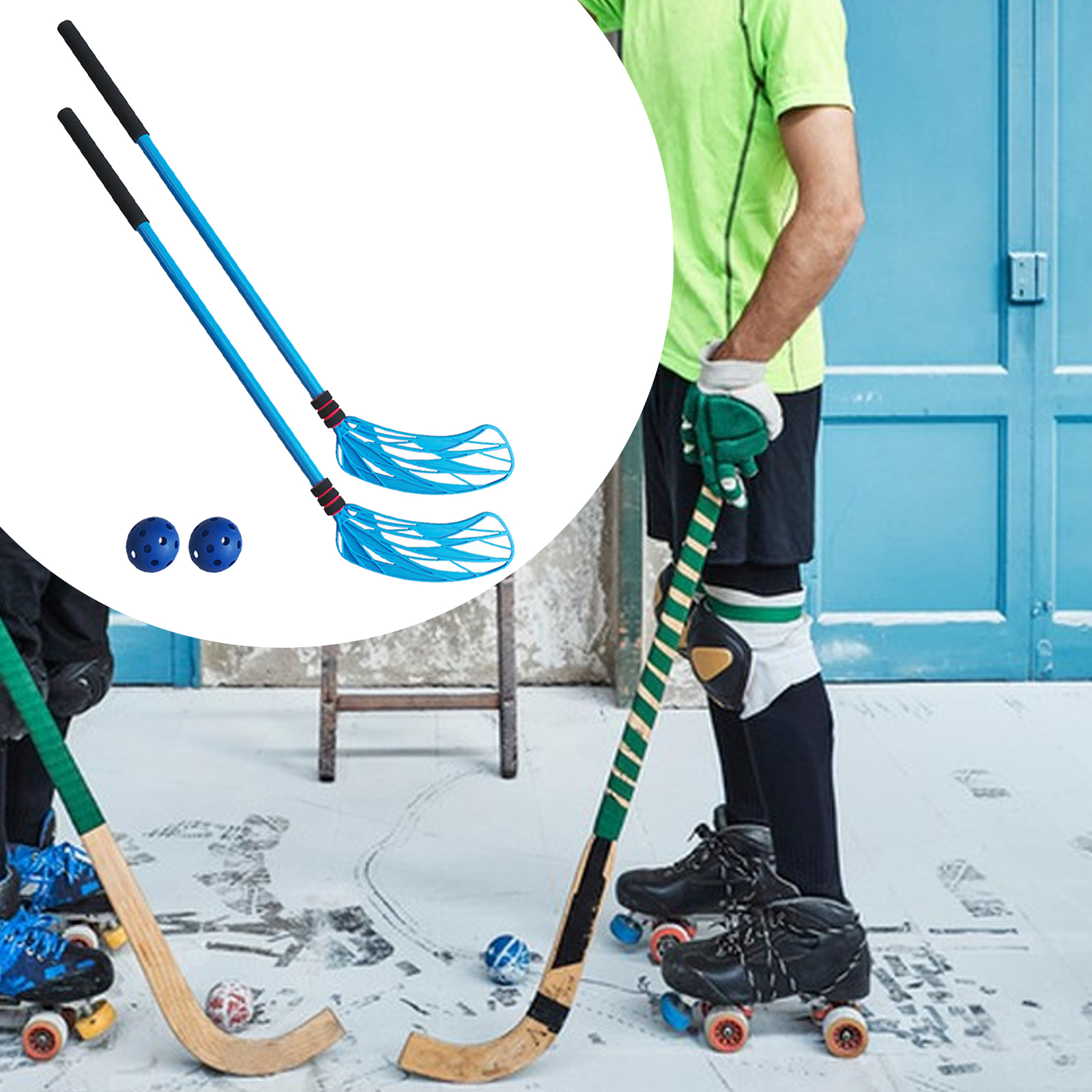 2Pcs Floor Hockey Stick Set Sp – Kids Outdoor Hockey Sticks recenzja i cena