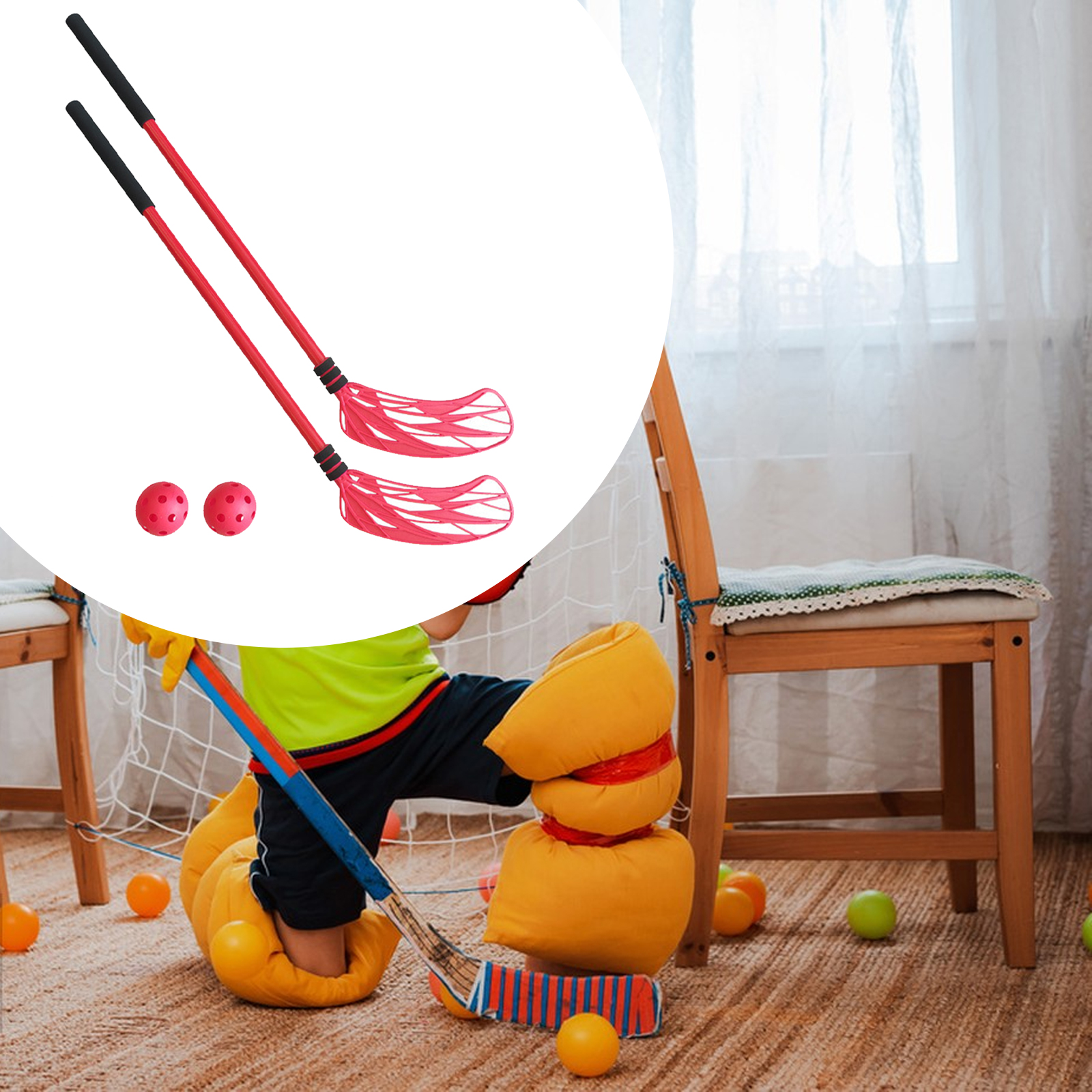 2Pcs Floor Hockey Stick Set Sp – Kids Outdoor Hockey Sticks recenzja i cena