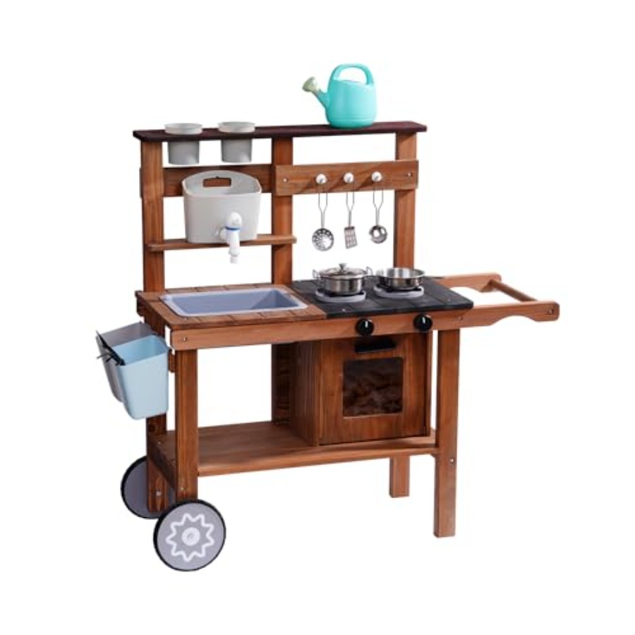 Outdoor mud kitchen for kids w – Kids Outdoor Wooden Playset recenzja i cena