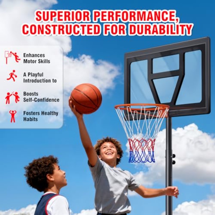 Outdoor kids basketball hoop,  – Kids Outdoor Basketball recenzja i cena