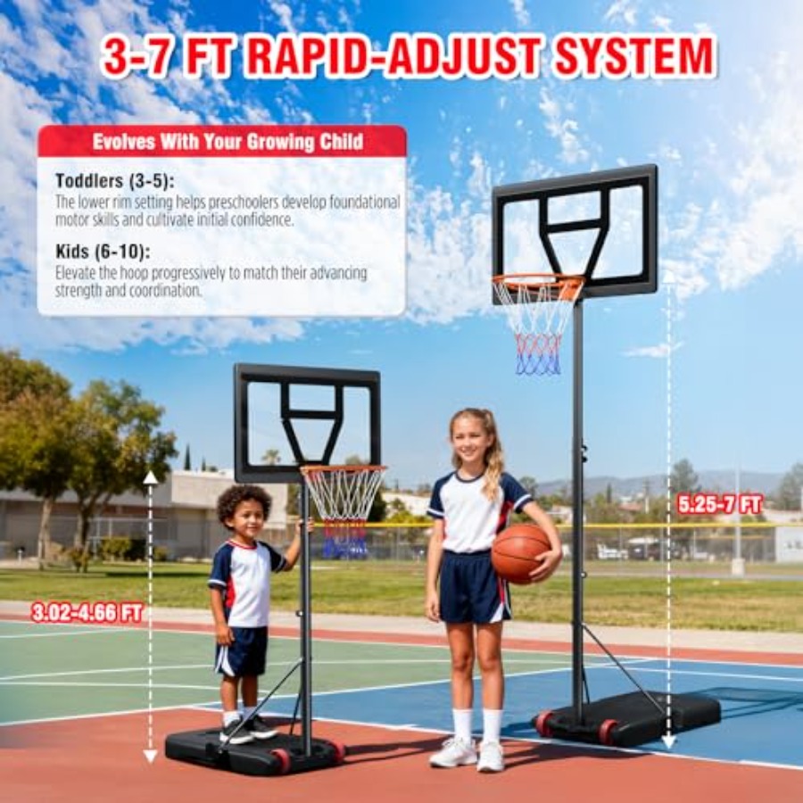 Outdoor kids basketball hoop,  – Kids Outdoor Basketball recenzja i cena
