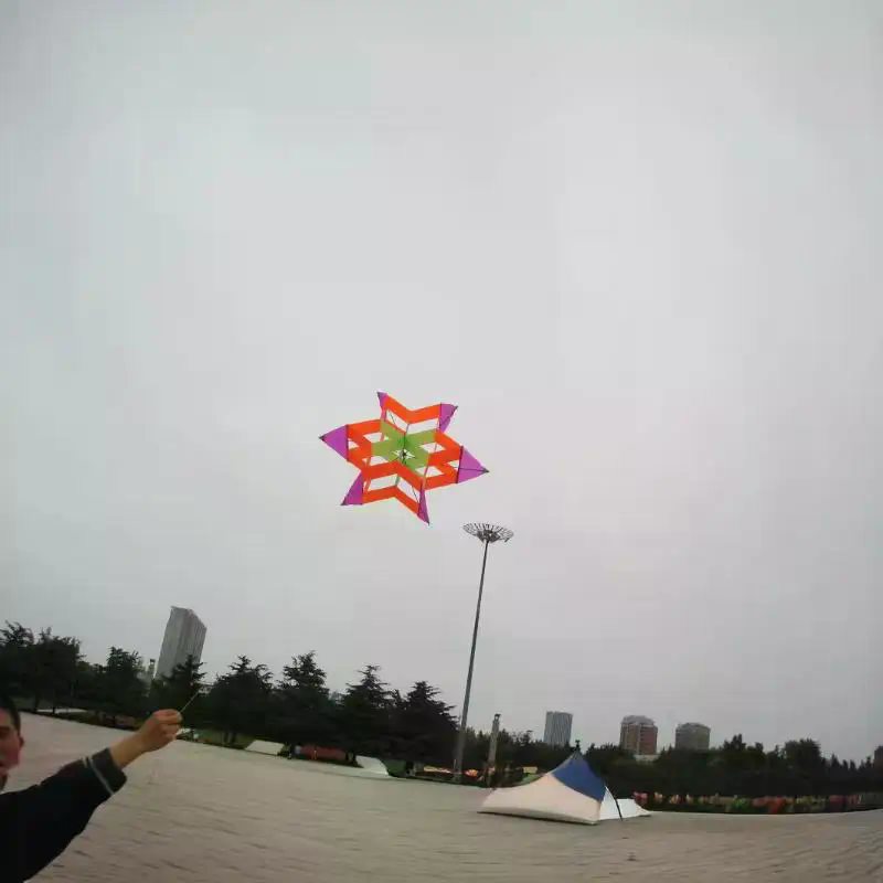 New Style 3D Plum Blossom Kid- – Kite Easy Fly Kids recenzja i cena