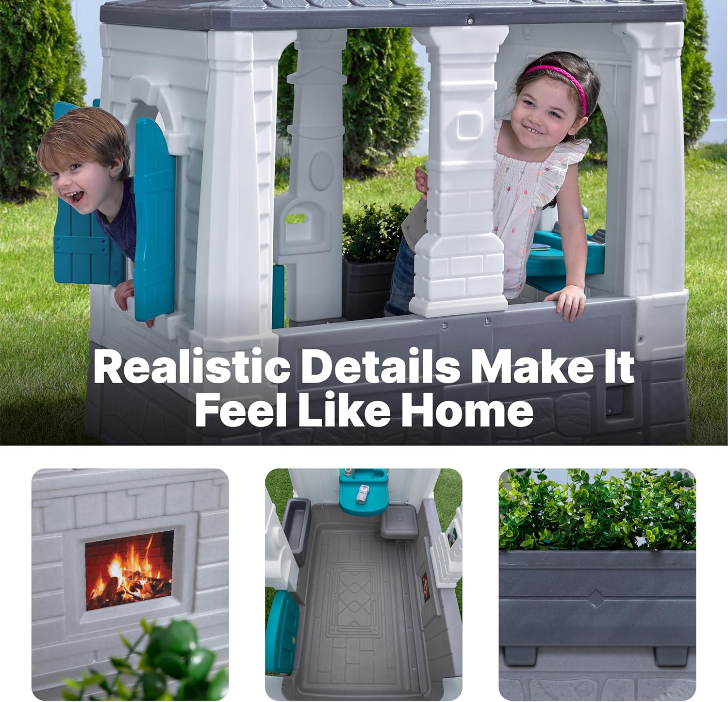 Neat & Tidy Cottage Kids Playh – Kids Outdoor Wooden Playset recenzja i cena