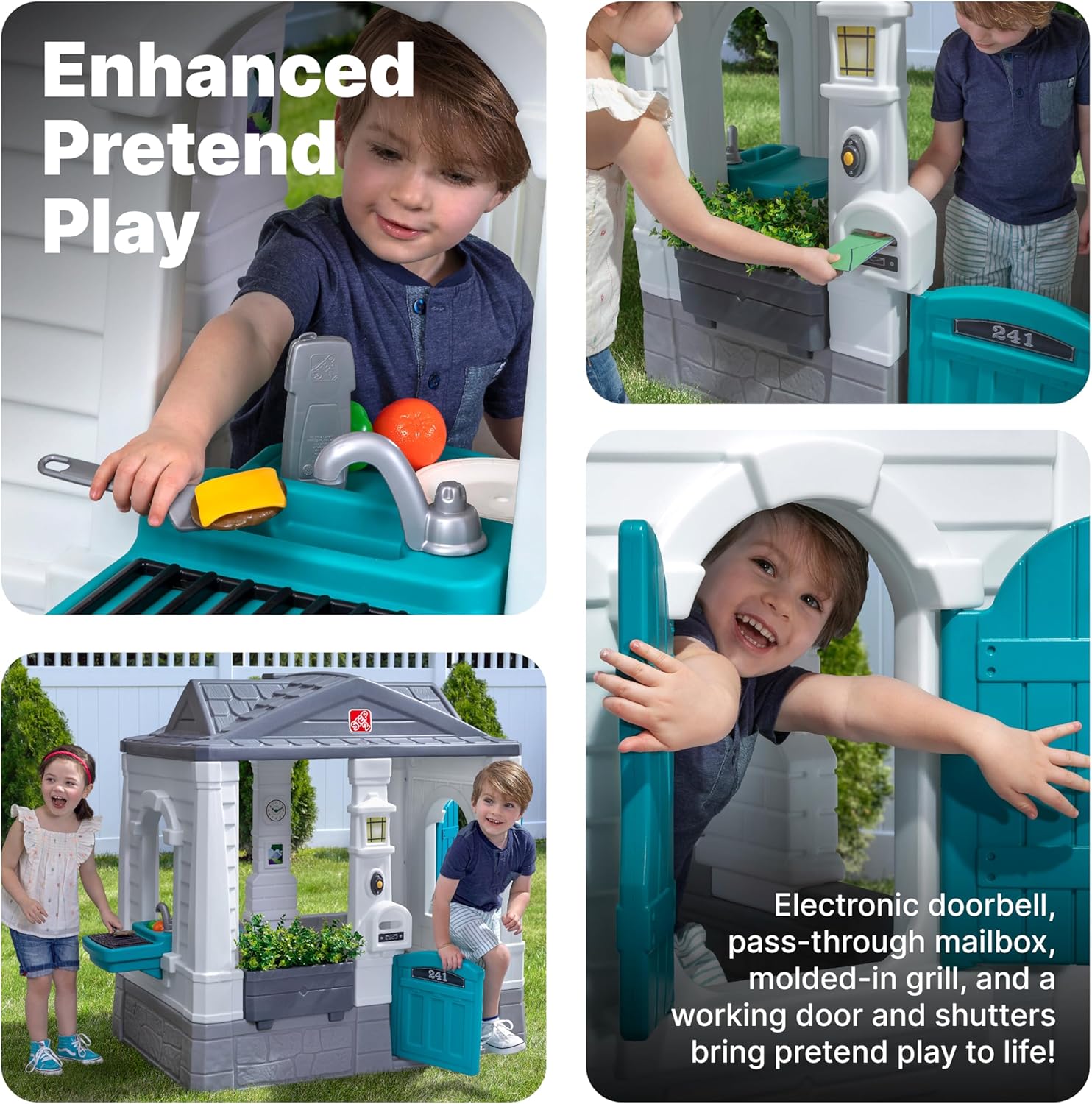 Neat & Tidy Cottage Kids Playh – Kids Outdoor Wooden Playset recenzja i cena