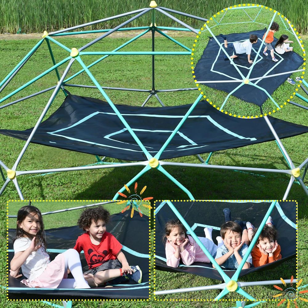 Geometric Dome Climber with Ha – Kids Outdoor Hammock recenzja i cena