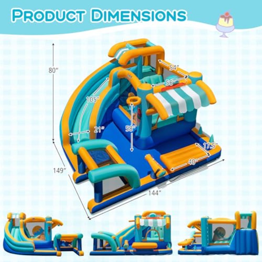 Outdoor indoor water bounce ho – Kids Outdoor Pool recenzja i cena