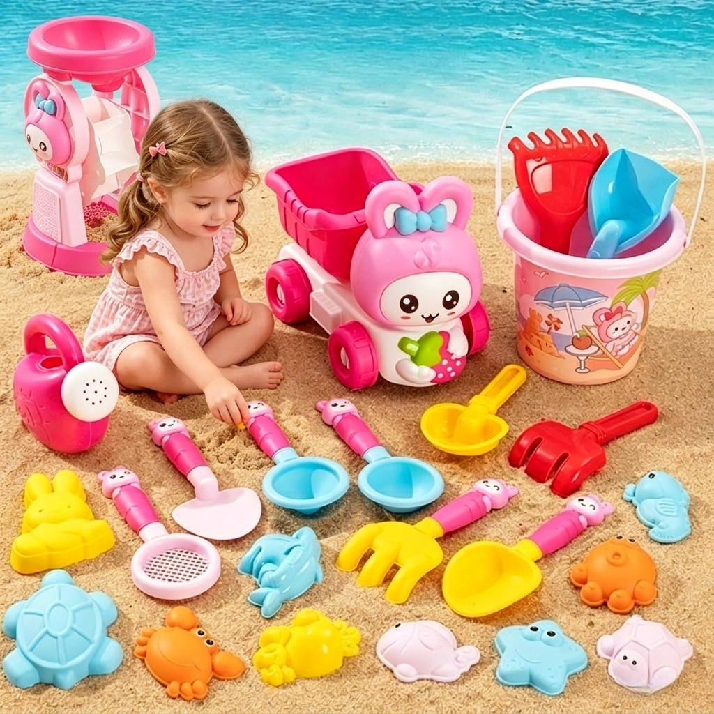 Cartoon Beach Sand Toys Set fo – Kids Outdoor Water Toys recenzja i cena