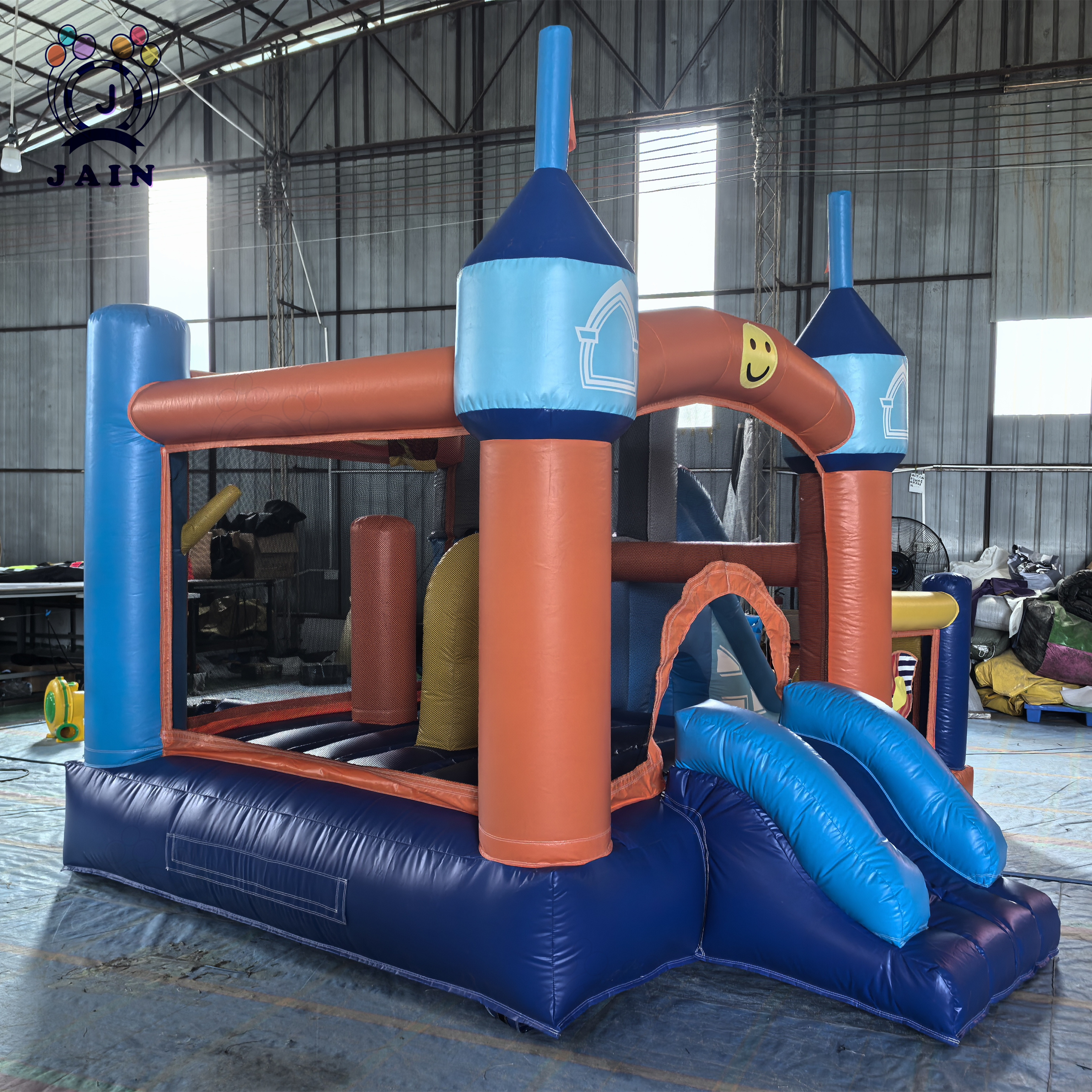 Inflatable Bounce House Castle – Kids Outdoor House With Slide recenzja i cena